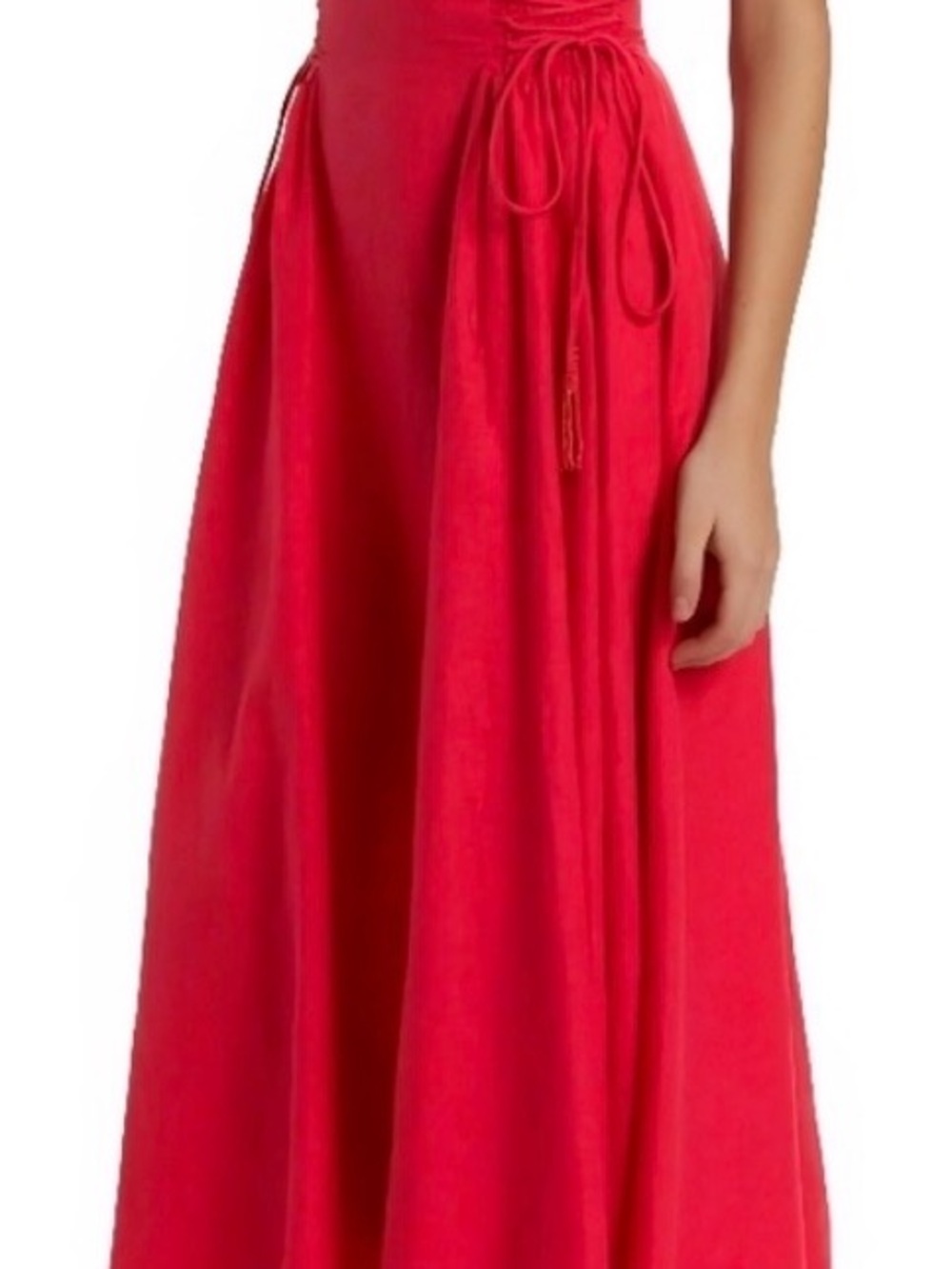 FARM Rio Red Spaghetti-Strap Ruched Maxi Dress - Picture 4 of 4